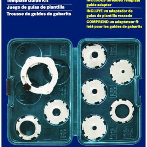 Bosch 8-Piece Router Template Guide Set RA1128 & RA1151 Router Subbase Centering Pin and Cone