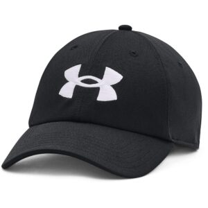 Under Armour Men's Blitzing Adjustable Hat , Black (001)/White , One Size Fits Most