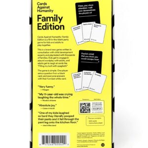 Cards Against Humanity: Family Edition • The Actual Official Family Edition of CAH • Ages 8+