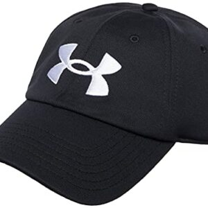 Under Armour Men's Blitzing Adjustable Hat , Black (001)/White , One Size Fits Most