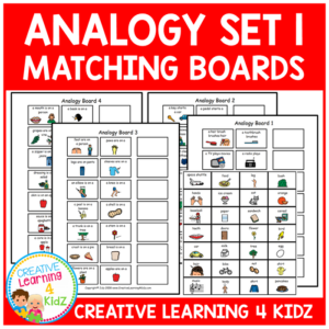 analogy matching boards set 1