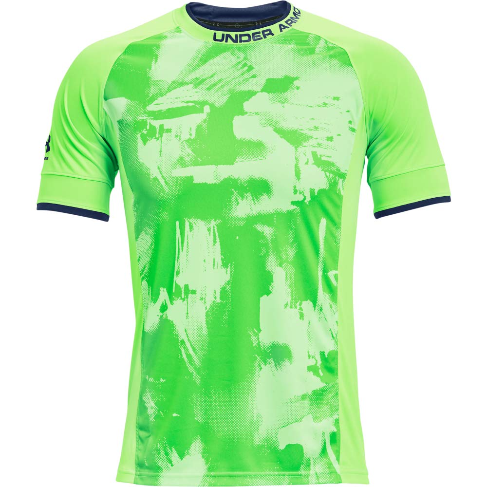 Under Armour Challenger Iii Novelty Top, Hyper Green/Admiral, Large