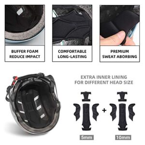 LANOVAGEAR Kids Helmet Knee Pads Ages 2-8, Adjustable Toddler Bike Helmet Knee Elbow Wrist Pads for Skating Scooter Roller Skates Cycling Bicycle