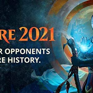 Magic: The Gathering Core Set 2021 (M21) Bundle | 10 Booster Packs + 40 Lands (190 Cards) | Accessories