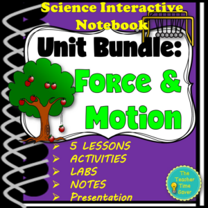 force and motion curriculum notebook