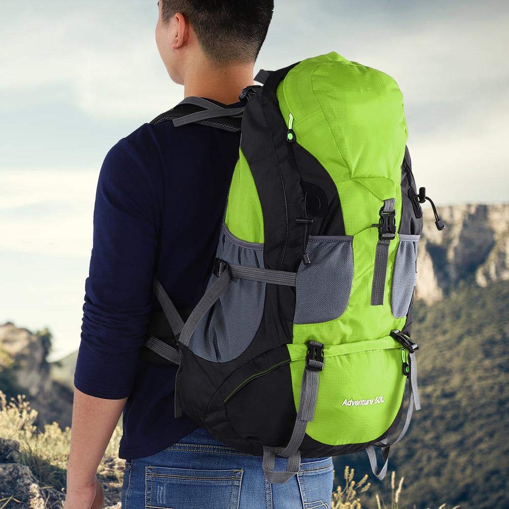 Alinory Hiking Backpack, Free Knight 50L Waterproof Bag Camping Climbing Outdoor Travel Hiking Backpack(Green)