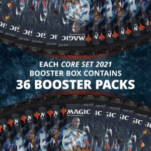 Magic: The Gathering Core Set 2021 (M21) Draft Booster Box | 36 Booster Packs (540 Cards) | Latest Set