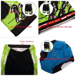 Men Cycling Jersey Set Bike Short Sleeve Shirt Tops+5D Padded Shorts S-3XL