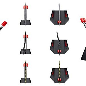 BenQ Zowie CAMADE II Mouse Cable Management Device | Professional Esports Grade Performance | Travel-Ready | Black/Red