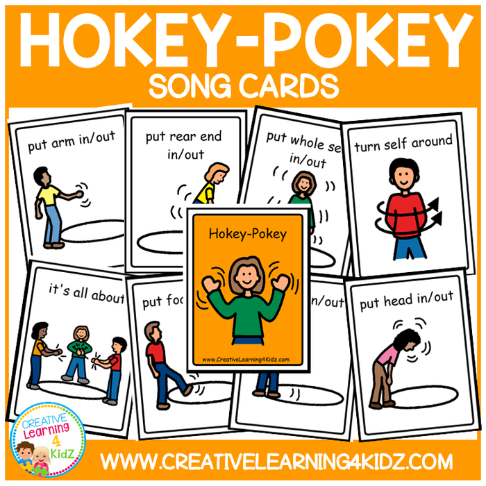 Hokey Pokey Song Cards