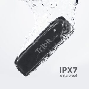 Tribit IPX7 Waterproof Bluetooth Speaker Ultra-Portable 12W Loud HD Sound Bluetooth 5.0 TWS Pairing, 10H Playtime, USB-C Charging, 100ft Range Perfect for Shower Pool Beach Travel, XSound Surf