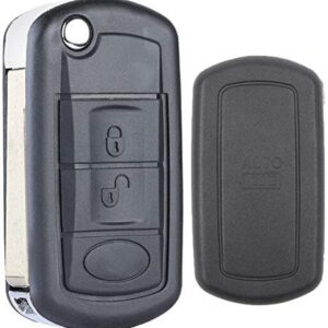 Keymall keyless Entry Replacement Car Key 3B Fob Remote 315MHZ ID44 Chip for Range Rover Range Rover Sport, FCC: LX8FZV HU92 Blade (67# Blade)