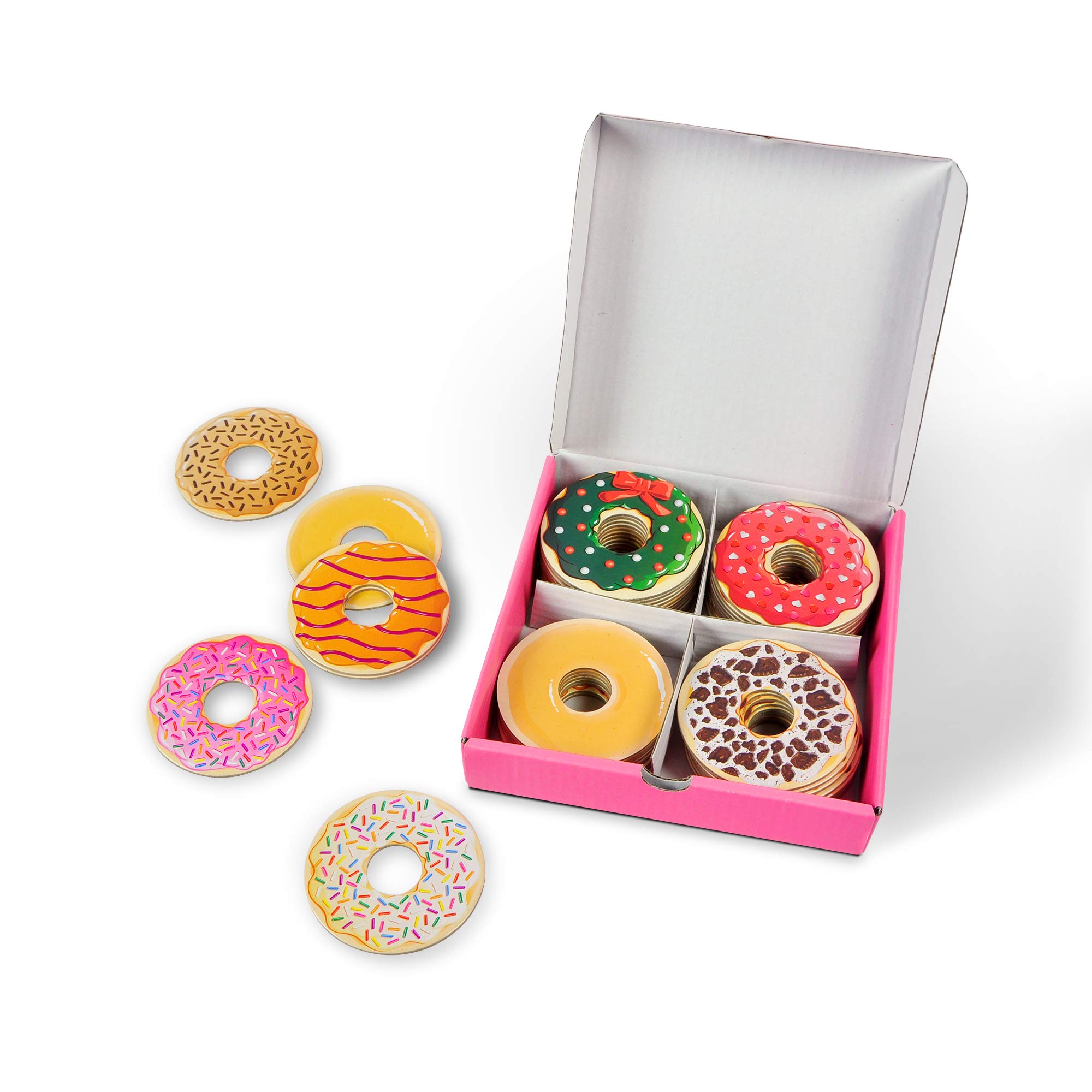 Genuine Fred Glazed and Confused, Donut Memory Game, Include 48 Donuts with 24 toppings to Pair. Great Family Game for Kids & Adults. Fun Gift for Kids. Memory and Matching Game for Kids 5+