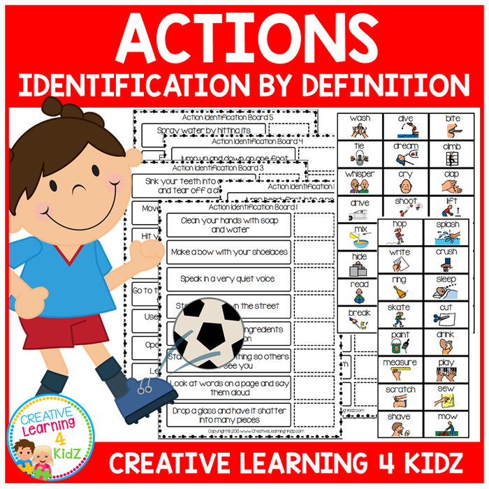 Action Identification by Definition Boards