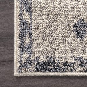 nuLOOM Blaine Dotted Diamond Accent Rug, 2x3, Ivory