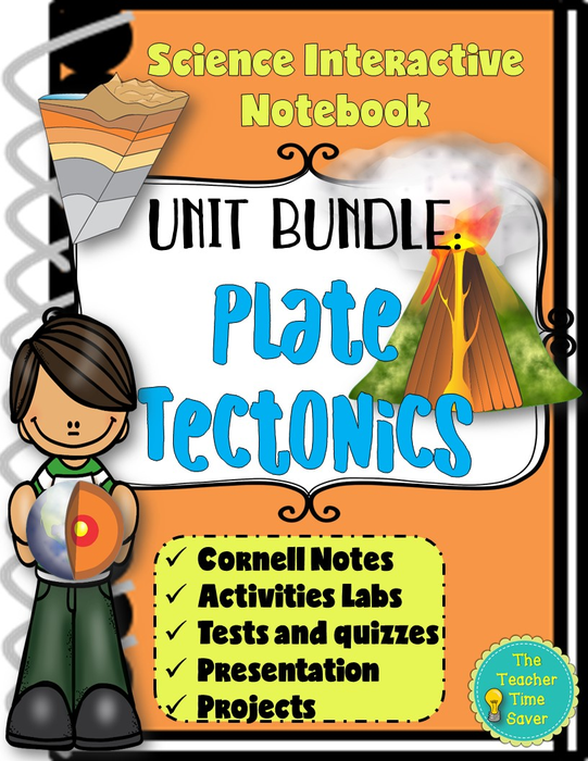 Plate Tectonics Earth Science Interactive Notebook