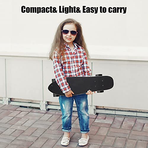 Skateboard Complete Skateboards 22 Inch Mini Cruiser Skateboards for Beginners Kids Boys and Girls (Shark)