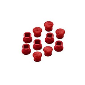 comimark 10 pcs rubber mouse pointer trackpoint red cap for ibm thinkpad laptop nipple