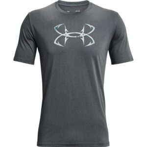 Under Armour Fish Hook Logo Short Sleeve, Pitch Gray (012)/Realtree Cov3, Large