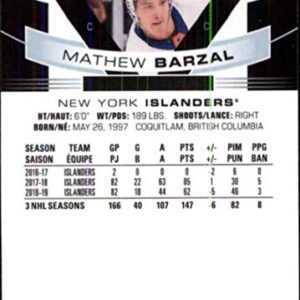 2019-20 O-Pee-Chee Platinum #145 Mathew Barzal New York Islanders NHL Hockey Trading Card