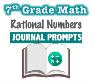 rational numbers - writing prompts!