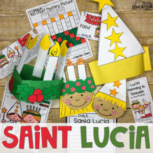 santa lucia/ saint lucia activity pack {holidays around the world}