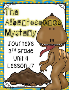 the albertosaurus mystery supplement activities journeys 3rd grade