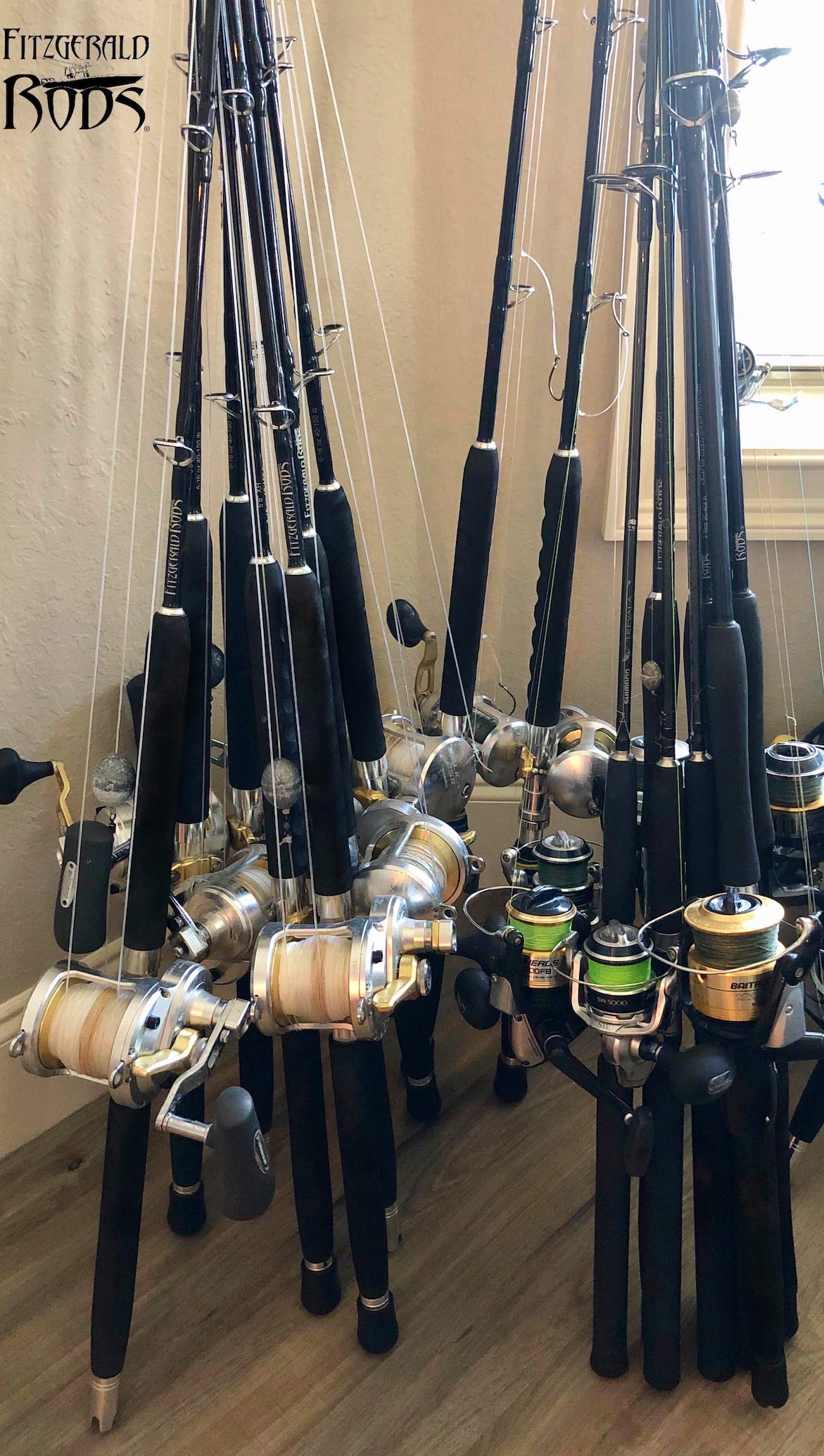 Fitzgerald Fishing Stunner HD Saltwater Series from 6’0”, 7’0” & 8'0” Heavy, X-Heavy & XX-Heavy Spinning Offshore Rods Great for Snook, Tarpon, Cobia, Snapper, Grouper, Dolphin