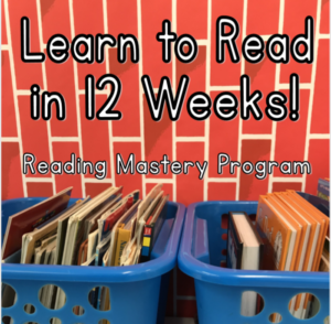 complete learn to read in 12 weeks program for struggling readers
