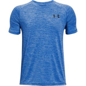 under armour boys tech 2.0 short-sleeve t-shirt , blue circuit (436)/black , small