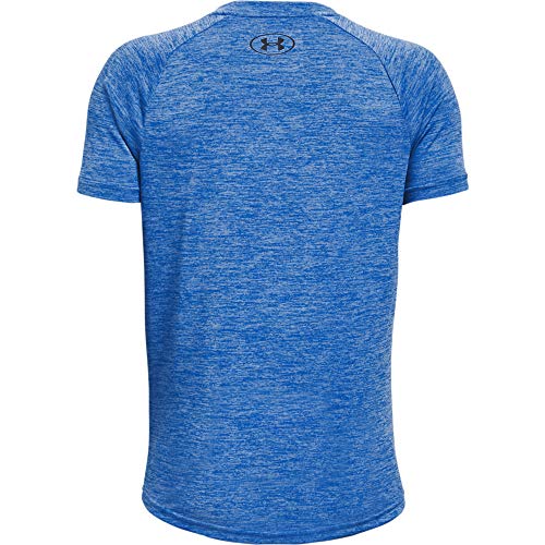 Under Armour Boys Tech 2.0 Short-Sleeve T-Shirt , Blue Circuit (436)/Black , Small