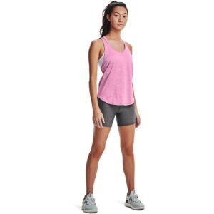 Under Armour Women's HeatGear Armour Mid Rise Middy , Charcoal Light Heather (019)/Black , XX-Large