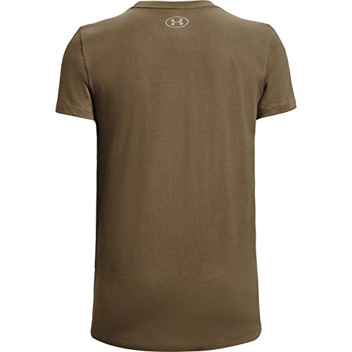 Under Armour Fish Hook Logo T-shirt, Bayou/Khaki Base, Small