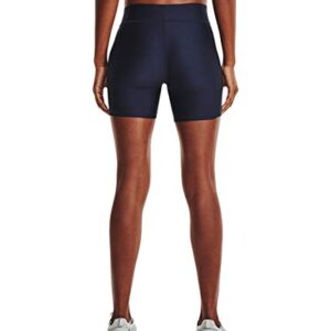 Under Armour Heatgear Armour Mid Rise Middy, Midnight Navy/White, Small