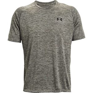 Under Armour Men's Tech 2.0 V-Neck Short-Sleeve T-Shirt , Victory Green (369)/Black, X-Large