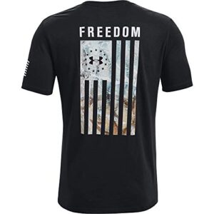 Under Armour Freedom Flag Camo T-shirt, Black/White, Large