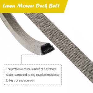 Lawn Mower Deck Belt 5/8" x 91" Fit for Craftsman/Cub Cadet/MTD 954-0467 954-0467A 754-0467 754-0467A, Made with Aramid Cord