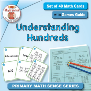 understanding hundreds: 40 math cards with games guide 2b13