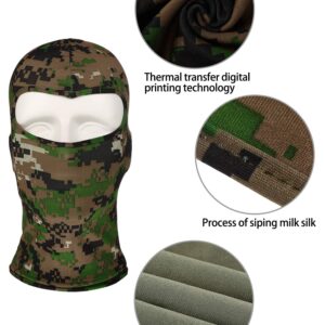 SATINIOR 8 Pcs Balaclava Face Cover Summer Face Mask UV Protection Outdoor Balaclava Windproof Sun Balaclava