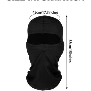 SATINIOR 8 Pcs Balaclava Face Cover Summer Face Mask UV Protection Outdoor Balaclava Windproof Sun Balaclava