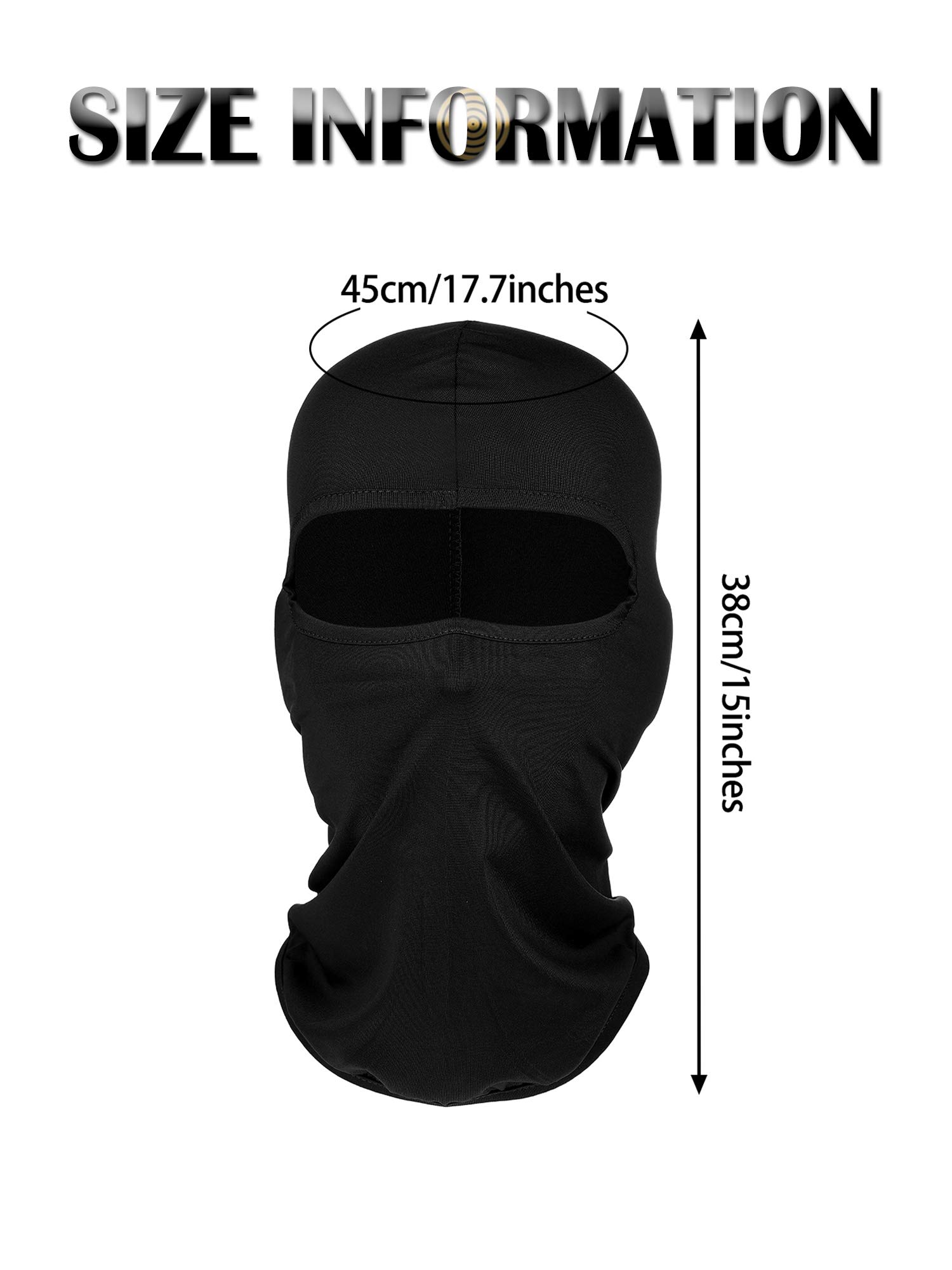 SATINIOR 8 Pcs Balaclava Face Cover Summer Face Mask UV Protection Outdoor Balaclava Windproof Sun Balaclava