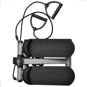 BalanceFrom Adjustable Stepper Stepping Machine with Resistance Bands, Gray