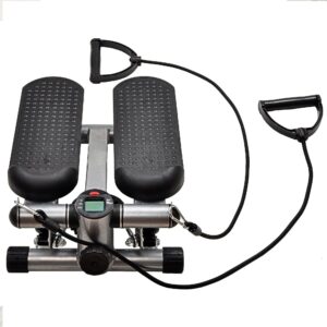 BalanceFrom Adjustable Stepper Stepping Machine with Resistance Bands, Gray