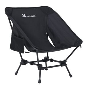 moon lence backpacking chair outdoor camping chair compact portable folding chairs with side pockets packable lightweight heavy duty for camping backpacking hiking