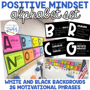 positive mindset alphabet