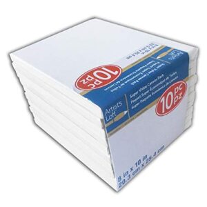 10 Pack 8" x 10" Super Value Canvas by Artist's Loft Necessities