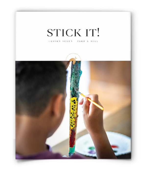 Firefly Nature School - Lesson - Take A Hike - Stick It