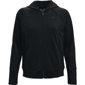 under armour tricot jacket, black (001)/black, small