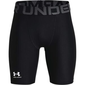 Under Armour Boys HeatGear Armour Shorts , Black (001)/Pitch Gray , Medium