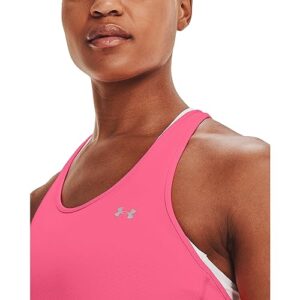 Under Armour Women's HeatGear Armour Racer Tank , Cerise (653)/Metallic Silver , 1X